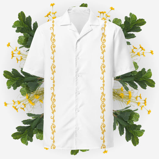Our Lady of Fatima mantle button shirt