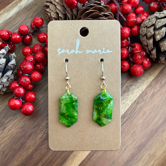 Christmas green - dangle 3